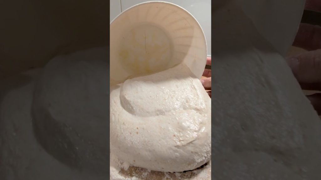 Horneado masa 100% hidratación #food #recipe