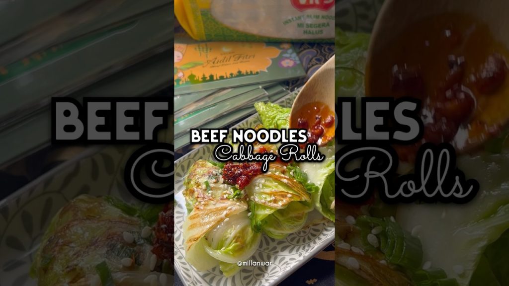 Beef Noodles Cabbage Rolls #homecuisine #cooking #food #recipe #shorts #viralvideo #healthy #easy