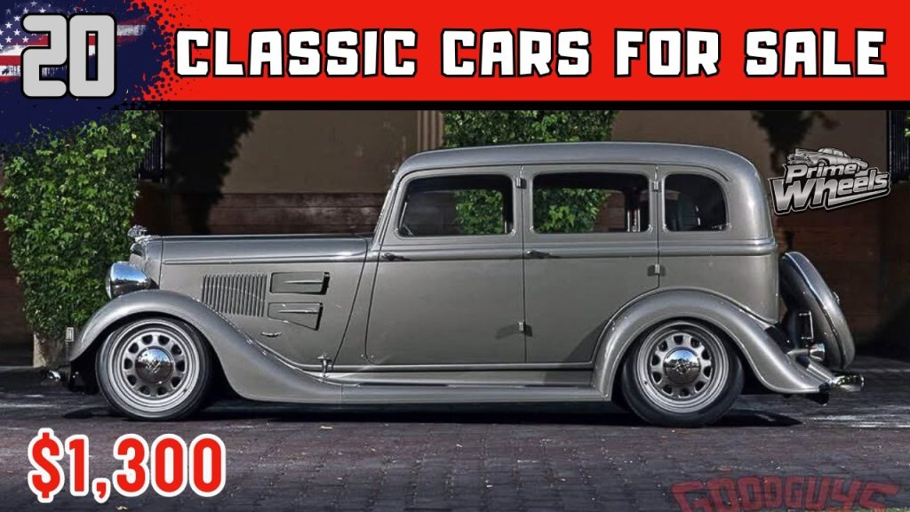 20 Cheap Classic Cars For Sale by Owner today