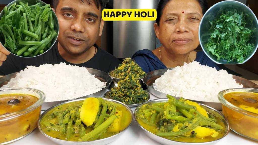 HOLI SPECIAL VEG HEALTHY FOOD RECIPE WITH EATING SHOW
