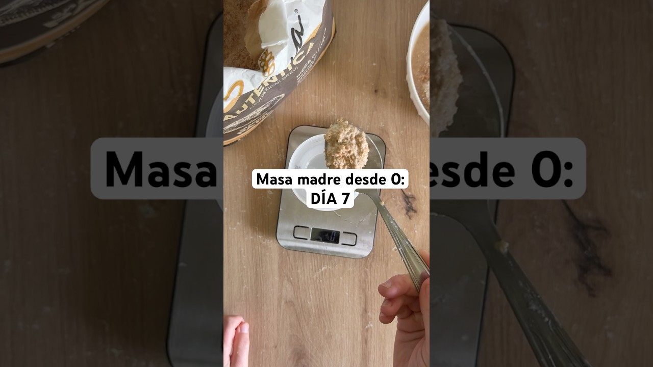 Masa madre desde 0: DÍA 7 #food #recipe