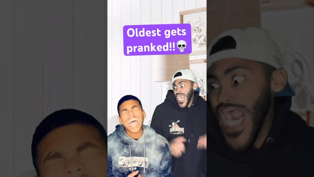 Oldest brother gets Pranked😂💀 #comedy