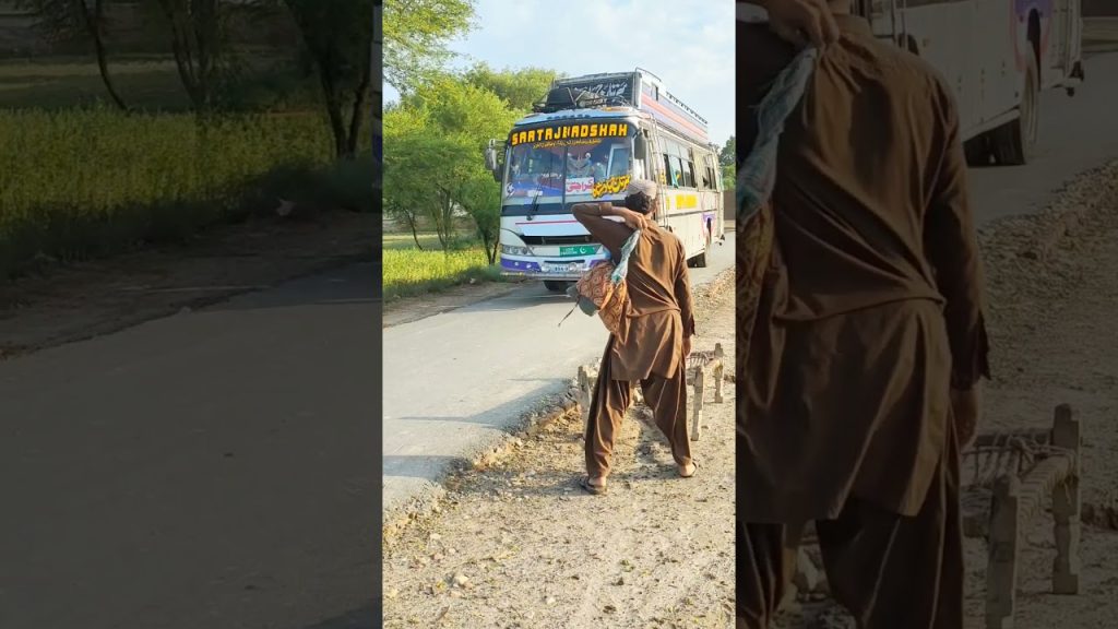 “I Fooled the Bus Driver! 😂🤣 He Thought I Was a Passenger, But I Ran Away With the Cot! 🚌”