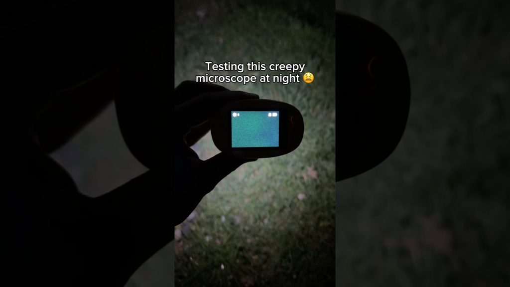 Didn’t expect to see this 😬 #microscope #gadget #toys #science #technology