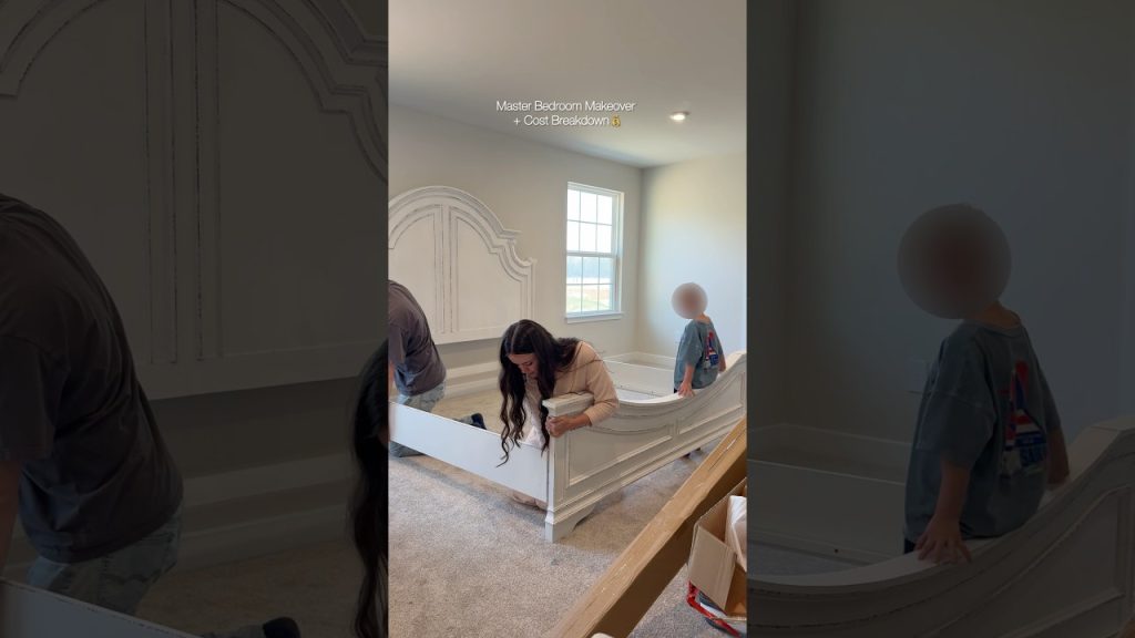 Master bedroom makeover 😍 #decor #design #home #farmhouse #mom