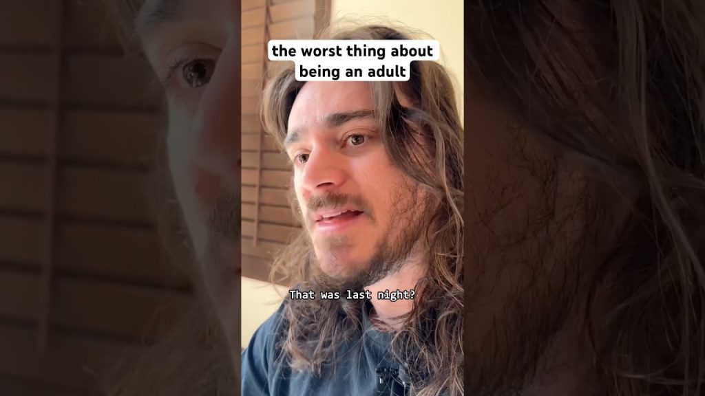 the worst thing about being an adult #shorts #comedy #funny