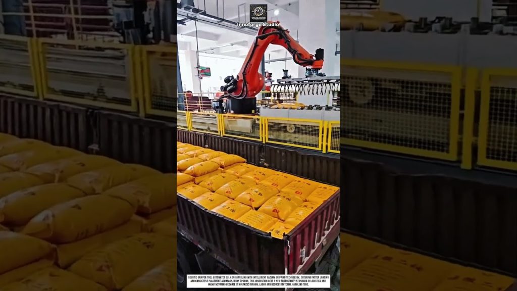 Robotic Gripper Tool Technology for Faster Bulk Bag Loading Efficiency