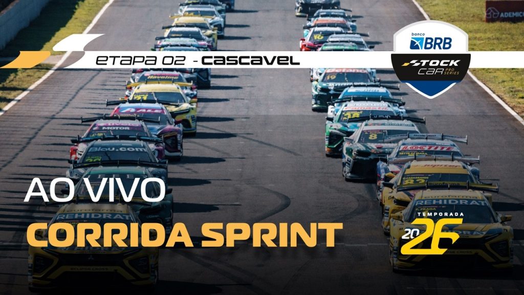 STOCK CAR BRB 2026 AO VIVO | 2ª ETAPA – CORRIDA SPRINT | CASCAVEL, PR