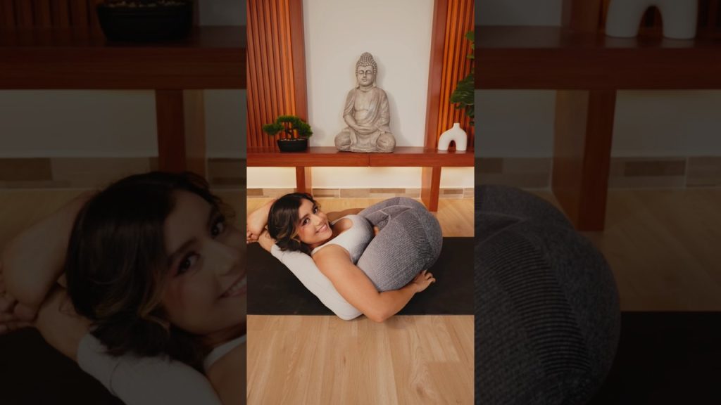 Try this advanced stretch to relieve back pain 🤗 #workout #stretch #fitness