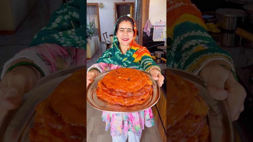 organic गाजर चुकंदर के देशी माल पुड़े recipe 😍 #food #recipe #foodlover #sunitakiduniya
