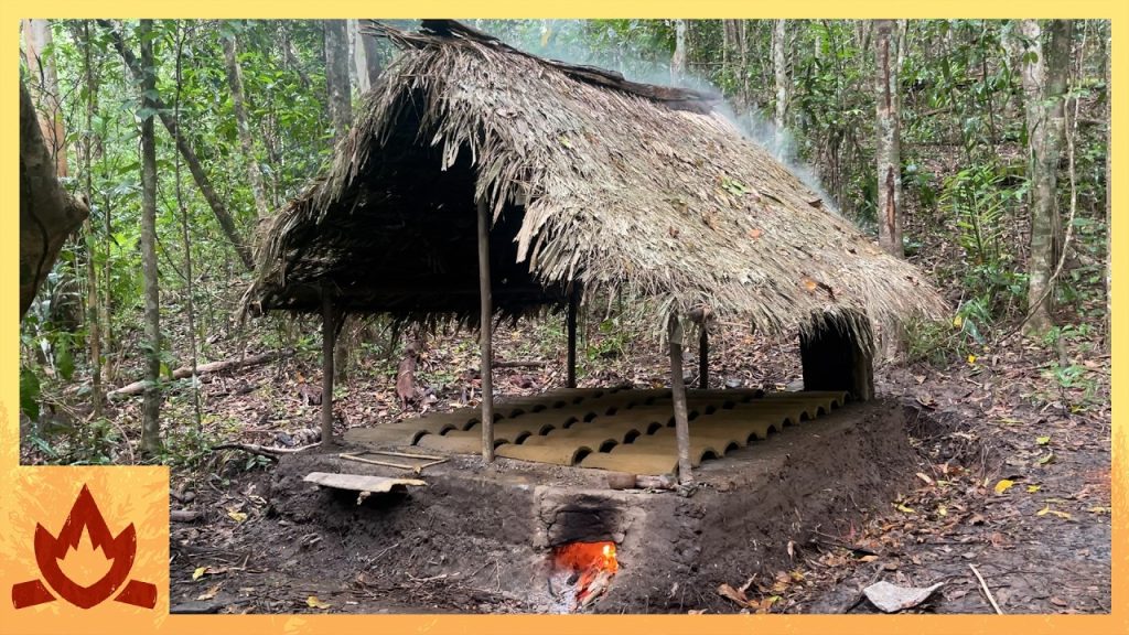 Primitive Technology: Roof tiles dried by underfloor heating