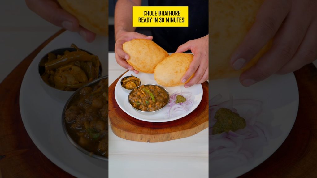 30 mins Instant Chole Bhature – secret Recipe #bharatzkitchen #food #recipe
