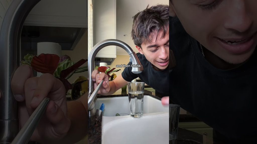 Can I Fill a Cup without Looking? 👀 #relatablestories #comedy #funnymemes