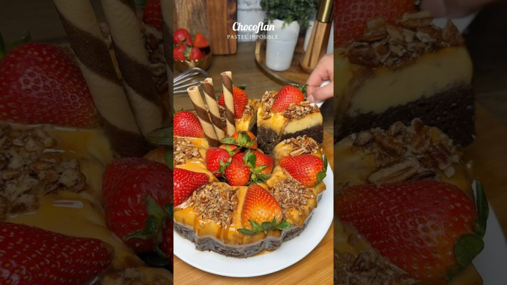 Chocoflan el famoso pastel imposible🤤🥮 #ideasdecomida #food #recipe #chocoflan