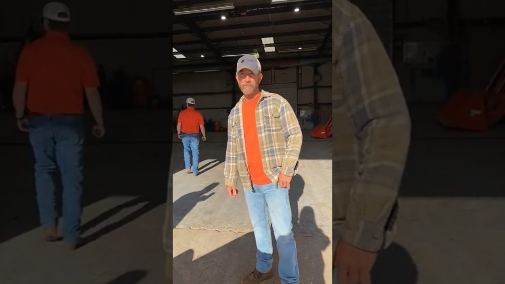 buy a new tractor Kubota? hannah Barron and Dad in Alabama #fitness #outfit #fit #dress #kubota