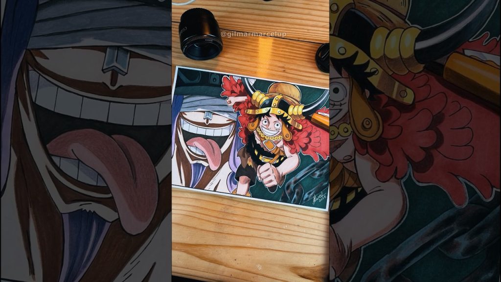 É mesmo assim sem esse coração | Luffy e Loki ♥️ #art #humor