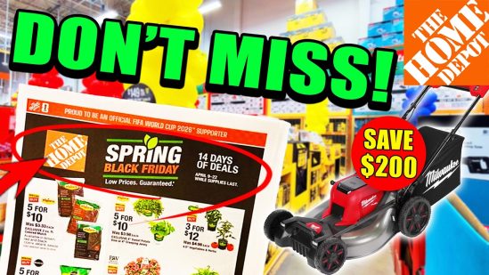 Top 20 Home Depot Spring Black Friday Deals — You don’t want to Miss this Sale!