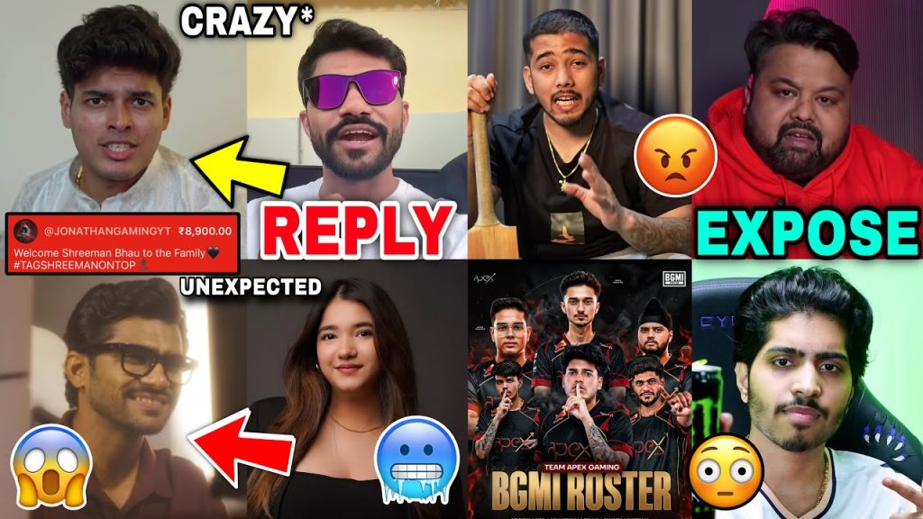 Apex Gaming Announcement 😱 Jonathan Shocked Everyone After This 🥶 Shreeman Legend 🖤 Goldy bhai reply