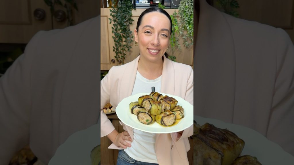 Schiacciatine avvolte nella melanzana #ricette #cucinafacile #pasta #food #recipe