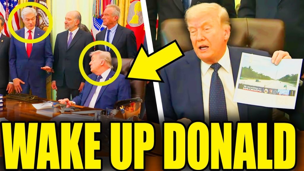 Handlers Try To Wake Up Trump As Live Health Collapse Disturbs World