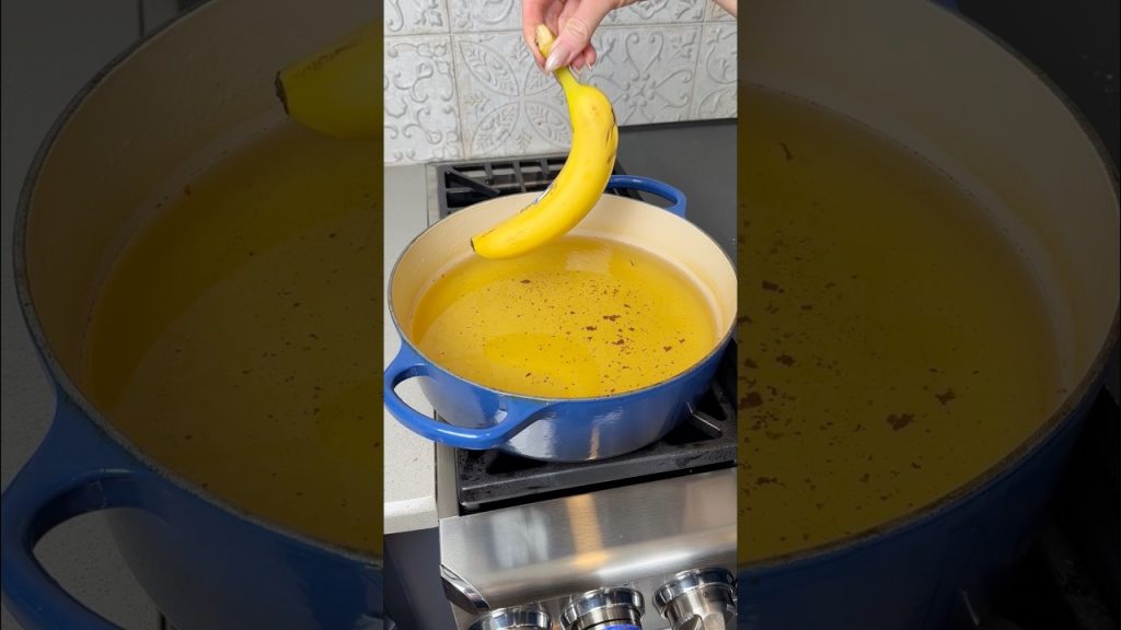 Must try banana hack 🍌 #food #recipe #cooking #home #sweet #banana #fyp