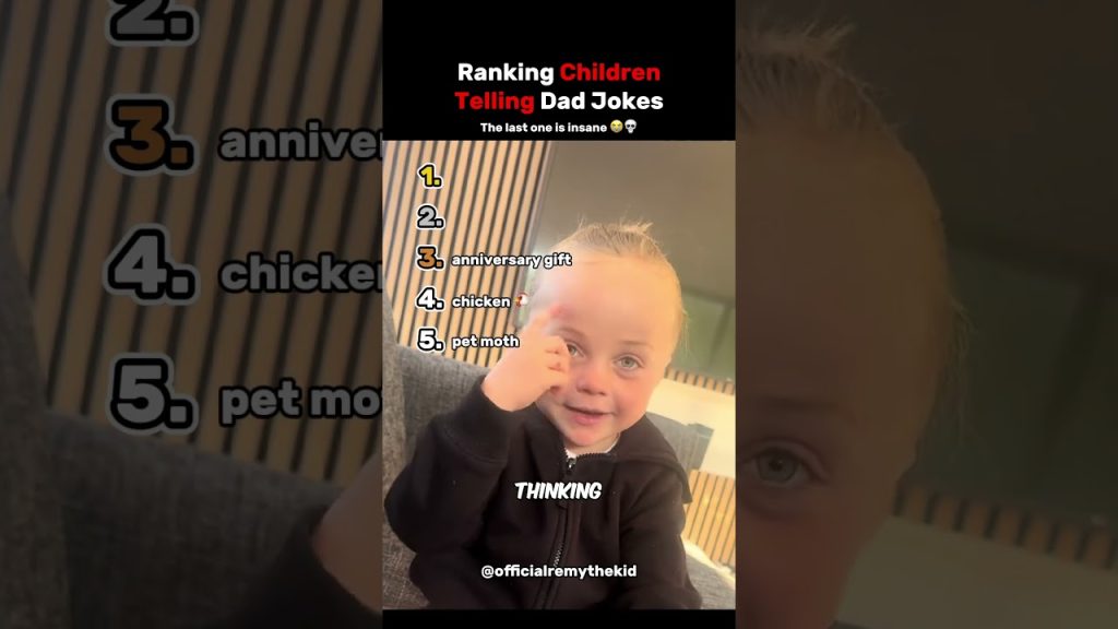 Ranking The Top 5 Children Telling Dad Jokes