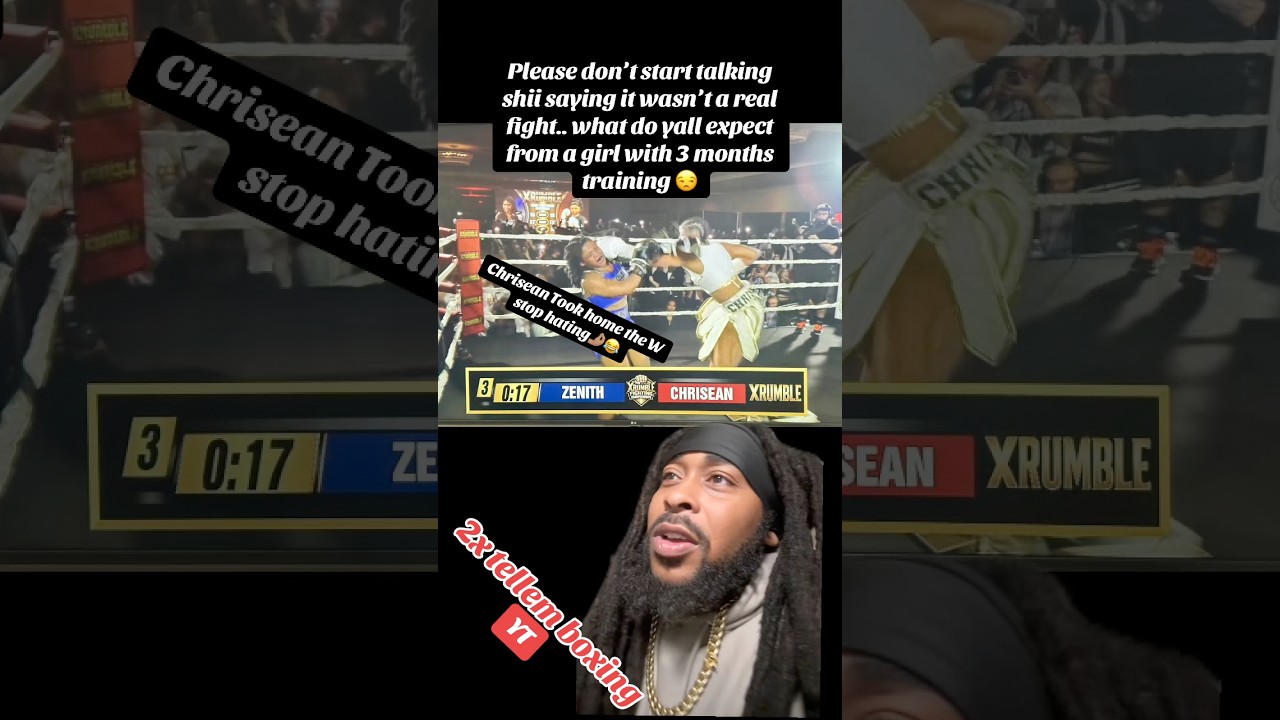 chrisean rock vs zenith zion live fight reaction #boxing #gervontadavis #chriseanrock #entertainment