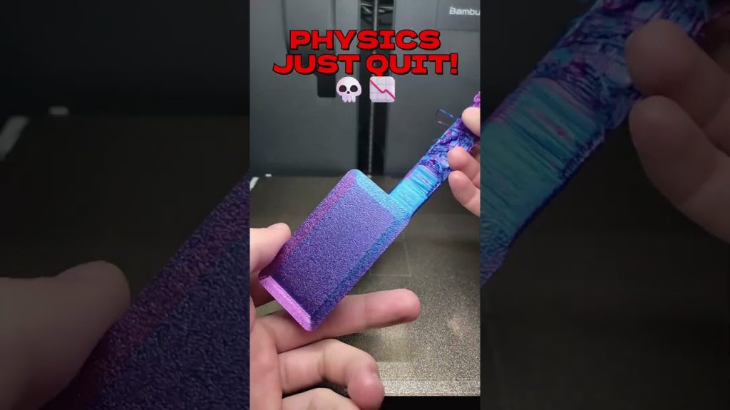 PHYSICS QUIT? 💀(FAIL) #3dprinting #timelapse #satisfying #technology #tech #wow #how #fail