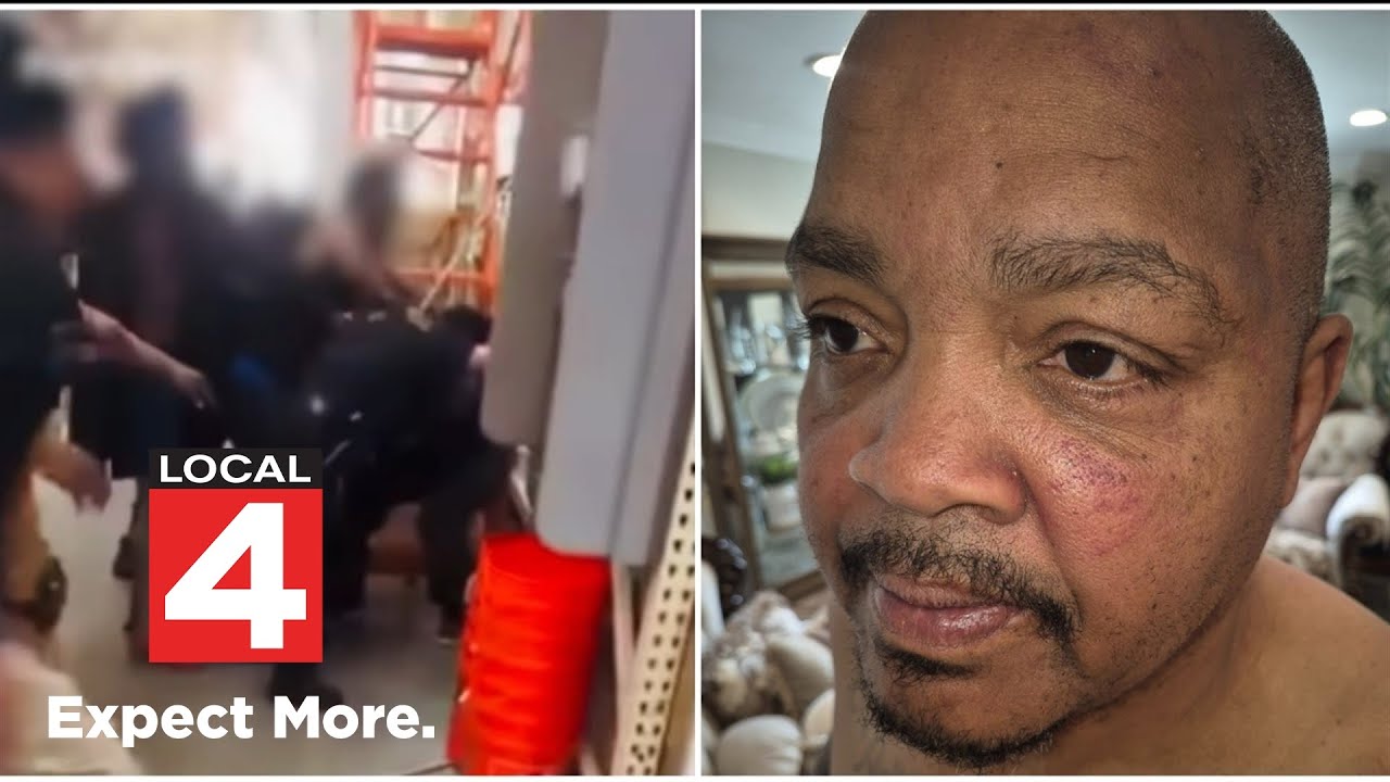 Detroit man describes violent Home Depot brawl