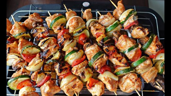 EXPRESOWE SZASZŁYKI Z KURCZAKA  #food #recipe #jedzenie #cooking #diner #grill