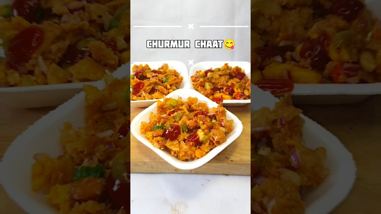 Kolkata Style Churmur Chaat 😋🔥 Street Food Recipe | Mumma’s Kitchen by Sonali #shorts #food