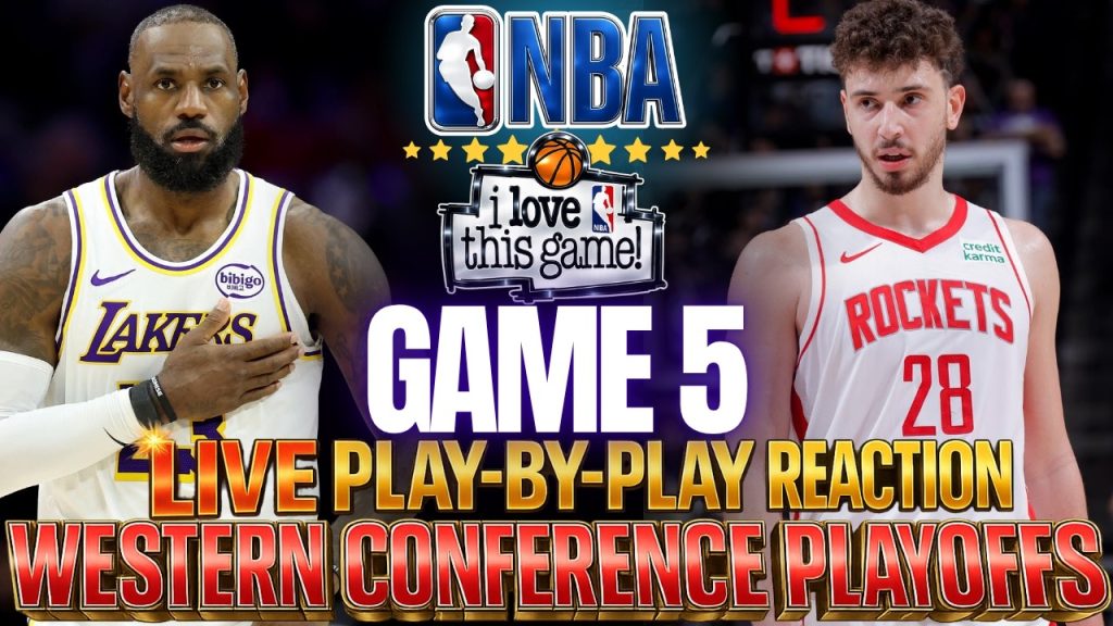 🔴LAKERS VS ROCKETS │ Game 5 – 2026 NBA WEST PLAYOFFS  Basketball Play-By-Play Reaction & Scoreboard