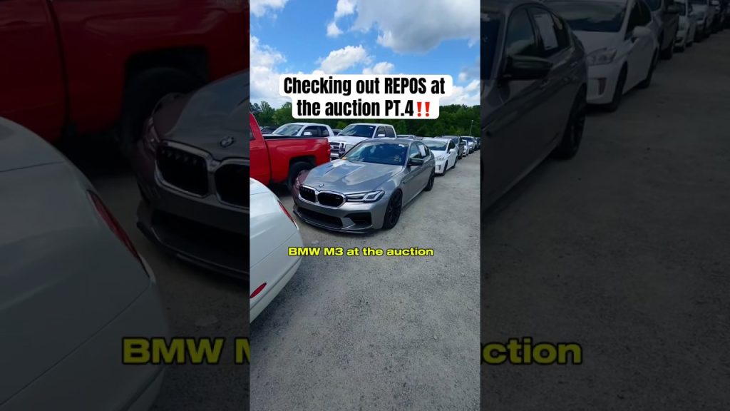 Checking our repos at the auction PT.4 #carauction #bmwm5 #bmw