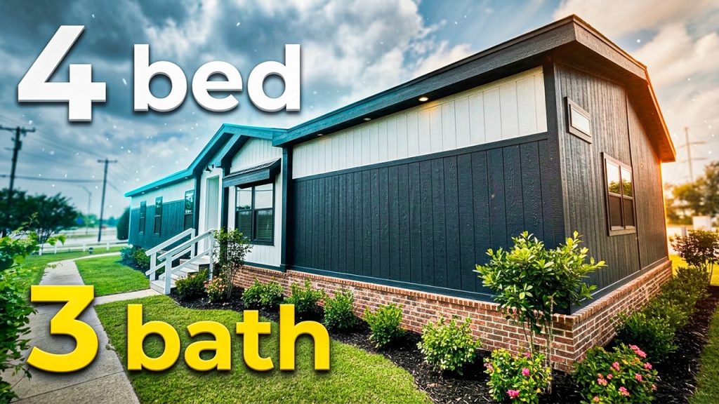 IN-LAW SUITE OPTION! BIG 4 bed/ 3 bath mobile home READY TO GO! House Tour