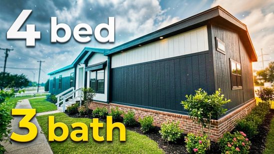 IN-LAW SUITE OPTION! BIG 4 bed/ 3 bath mobile home READY TO GO! House Tour