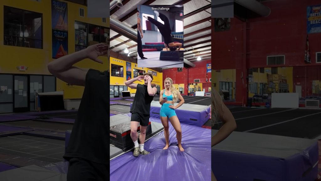 This was a lot SCARIER than it looks! @jackpayne #challenge #fitness #gymnastics