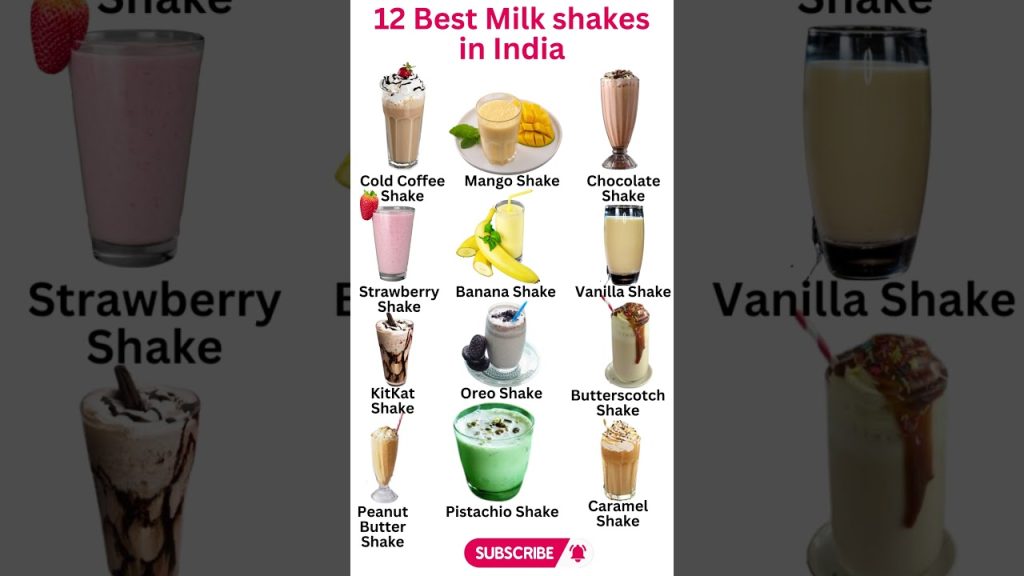 12 Best Milk Shakes in India #shorts #viral #food #recipe