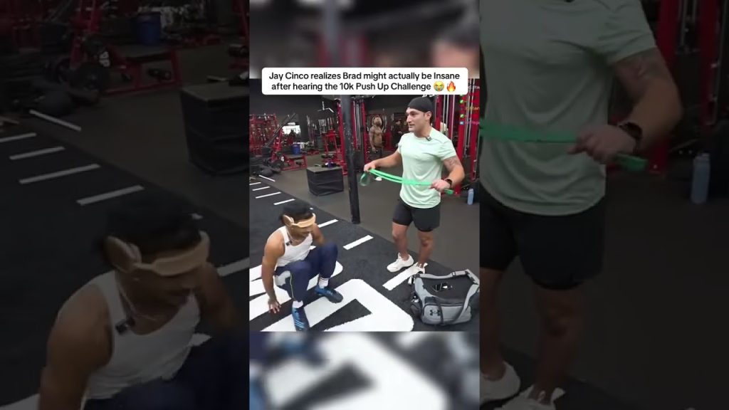 Jay Cinco realizes Brad is INSANE 😳 #bradkraut #twitchclips #fitness #shorts