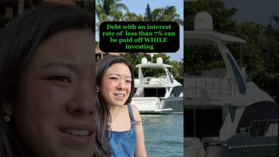 Should you pay off your debt or invest first?? #money #finance #debt #investing #stockmarket