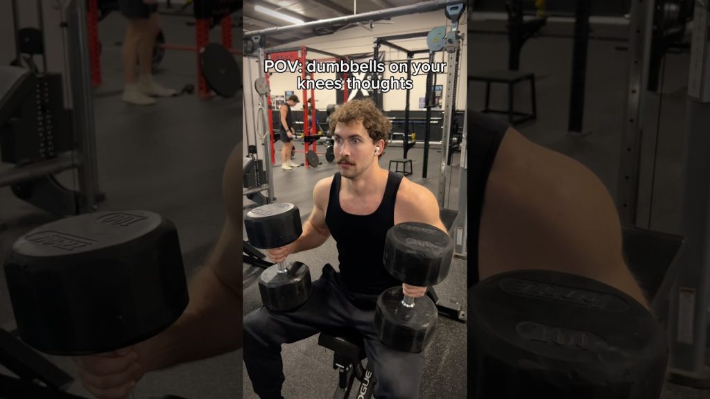 “Why did I grab weights this heavy?” #fitness #gymhumor #gym #viral