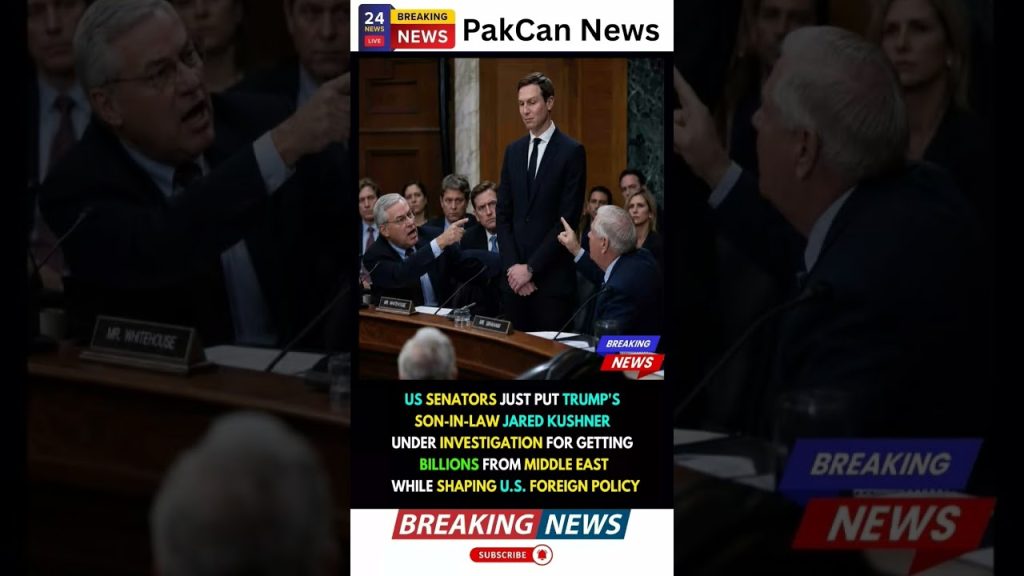 Jared Kushner Middle East Business Dealings Face New Scrutiny | PakCan News