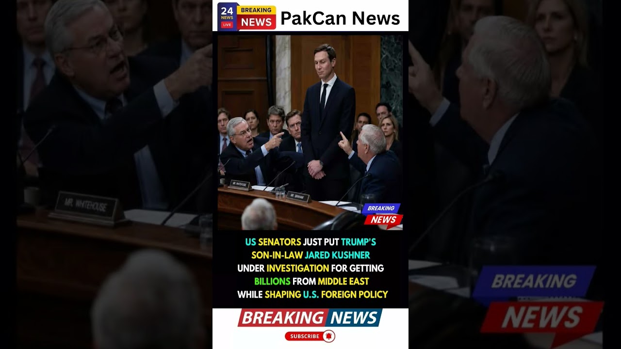 Jared Kushner Middle East Business Dealings Face New Scrutiny | PakCan News