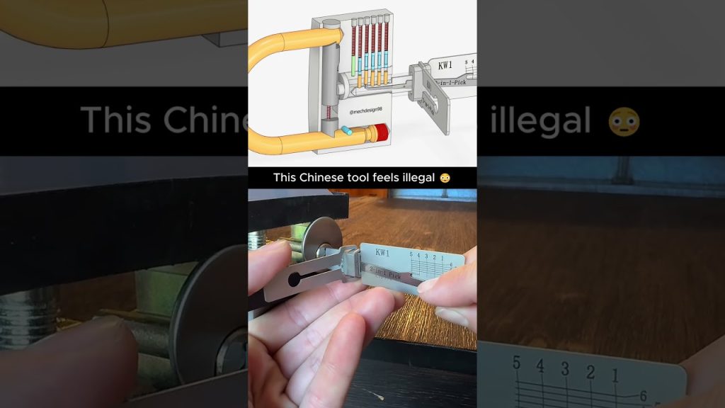 Would You Trust Your Lock Anymore? π³ #engineering #technology #tools
