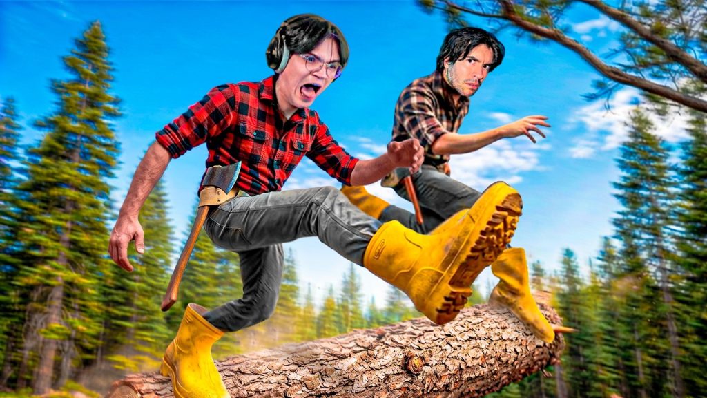 ESTE JUEGO NO PERDONA ERRORES CON @JuegaGerman  💀 | LOG RIDERS