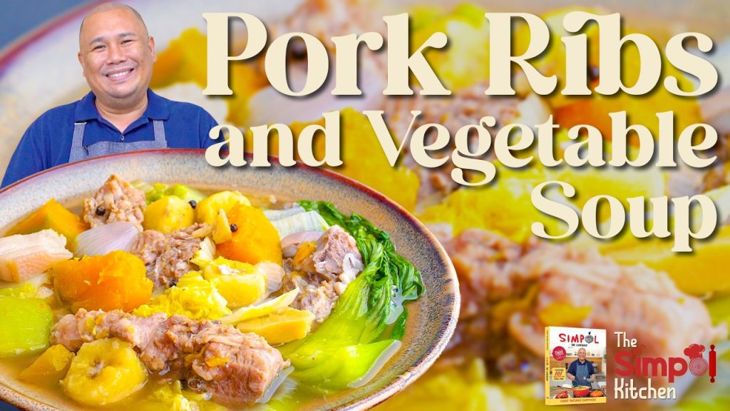 Pork Ribs and Vegetable Soup | Easy Comfort Food Recipe |