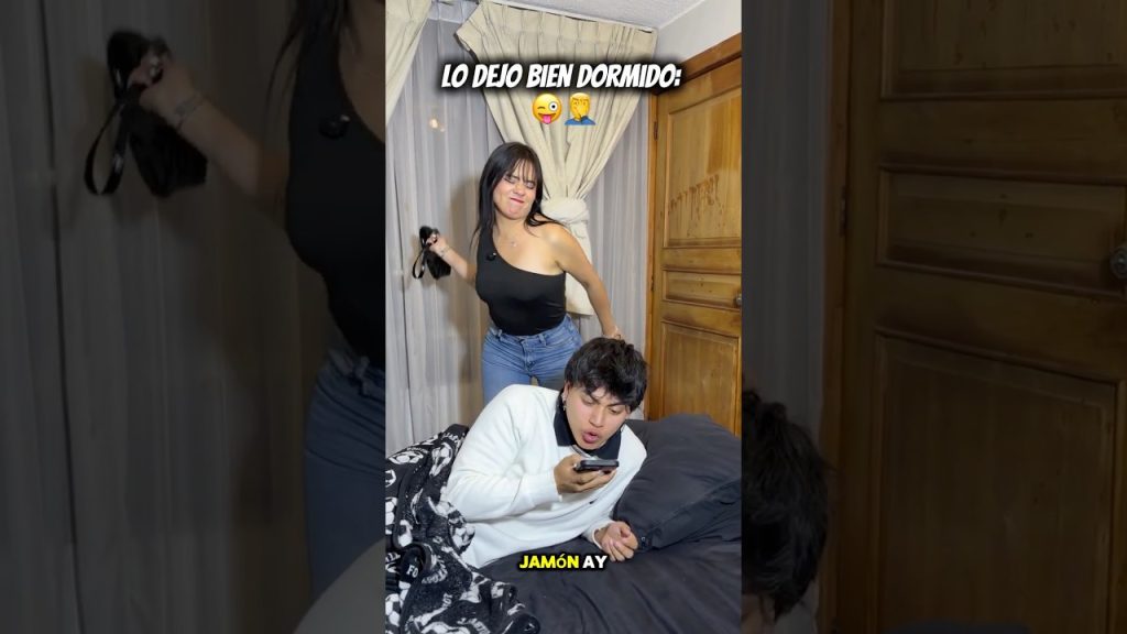 Lo dejo bien dormido!!! 🤣😇😜 #shorts #humor #comedia #funny #usa #pareja