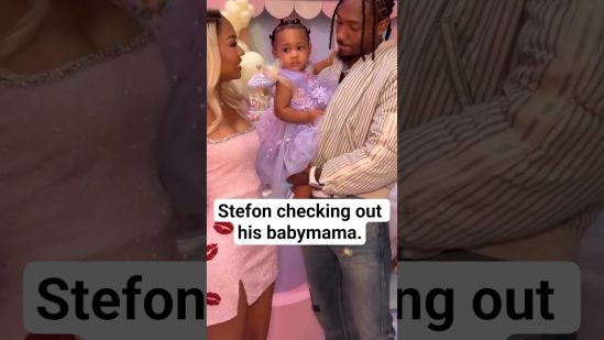 #cardi baby daddy #stefondiggs with his #babymama #trending #entertainment #drama