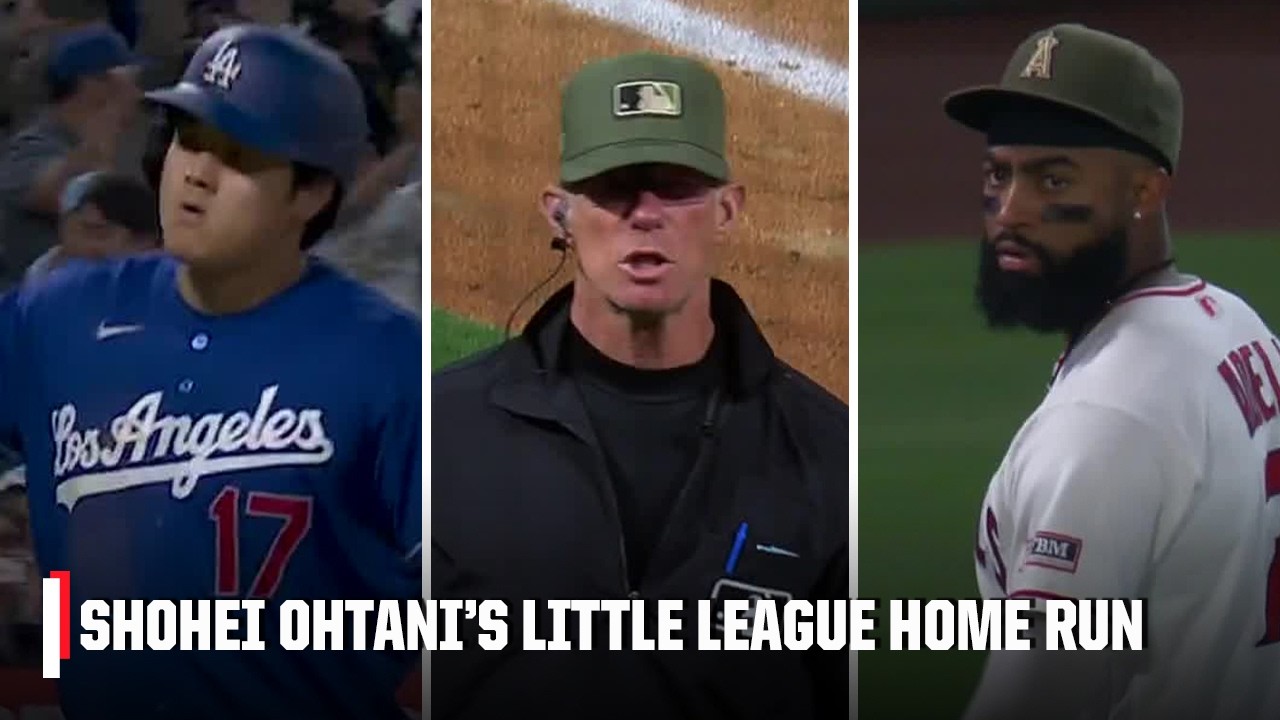Shohei Ohtani’s triple turns into a 3-run LITTLE LEAGUE HOME RUN after the review 🤯 | ESPN MLB
