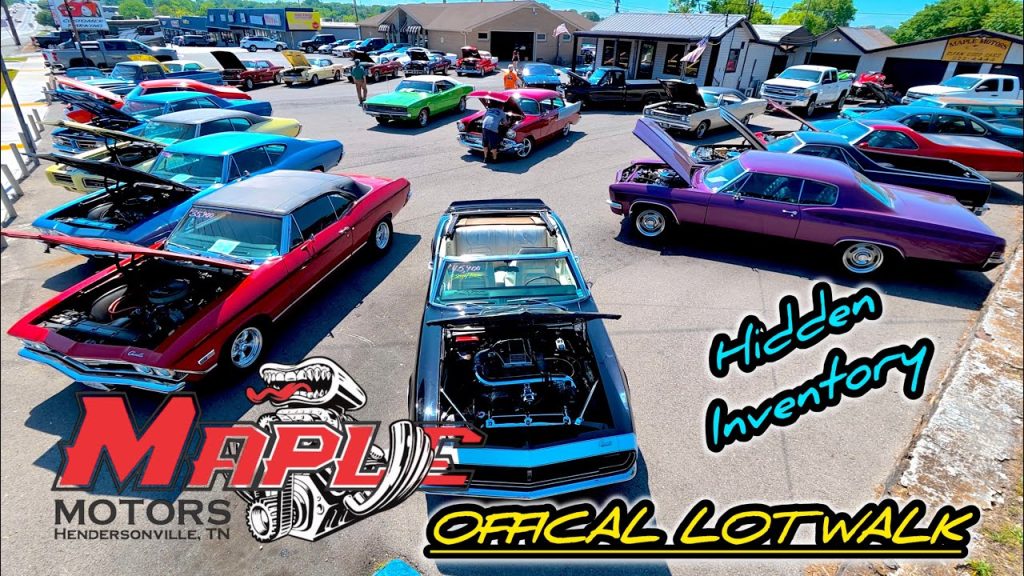 Classic Cars Maple Motors Inventory 5/18/26 Official LOT WALK Prices Engines Specs HOTRODS FOR SALE