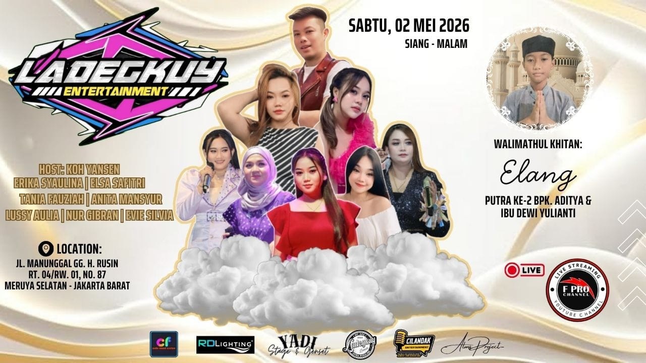 LIVE LADEGKUY ENTERTAINMENT (MALAM) – SABTU, 2 MEI 2026 | MERUYA